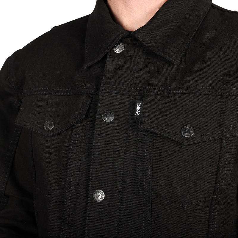 THRASHIN SUPPLY CO. Highway v2 Denim Riding Jacket Black