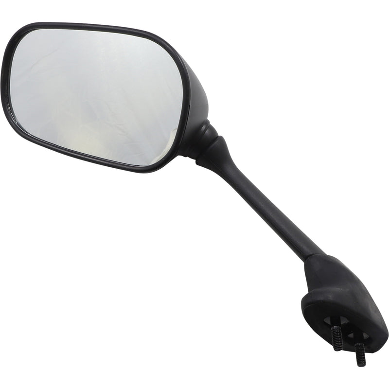 EMGO 0640-0184 20-80552 OEM-Style Replacement Mirror Mirror - Side View - Rectangle - Black - Left