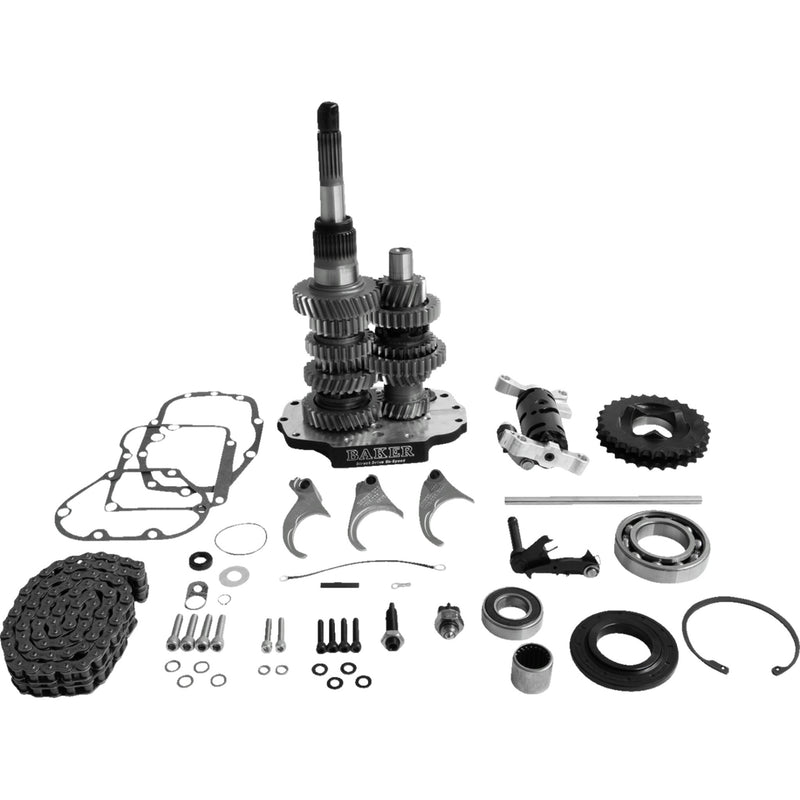 Baker Drivetrain DD6 Gear Set - DD6-411-03 For Harley Motorcycles 1990-1997