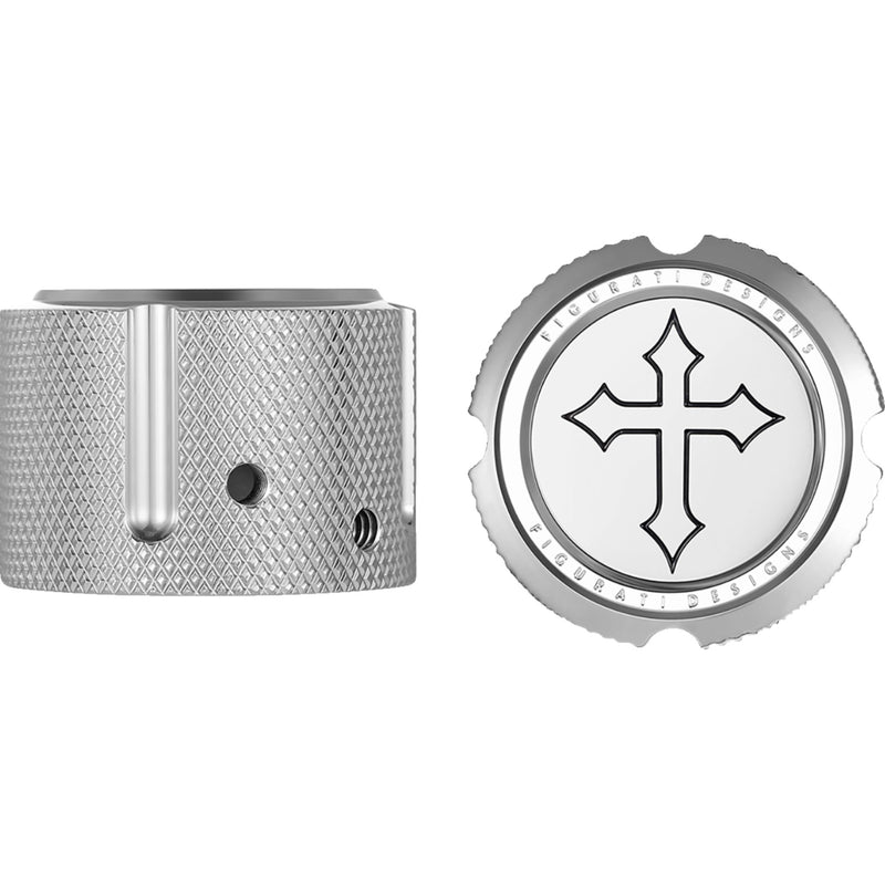 Figurati Designs Axle Nut Cover - FD41-FAC-SS For Harley Motorcycles 2002-2022