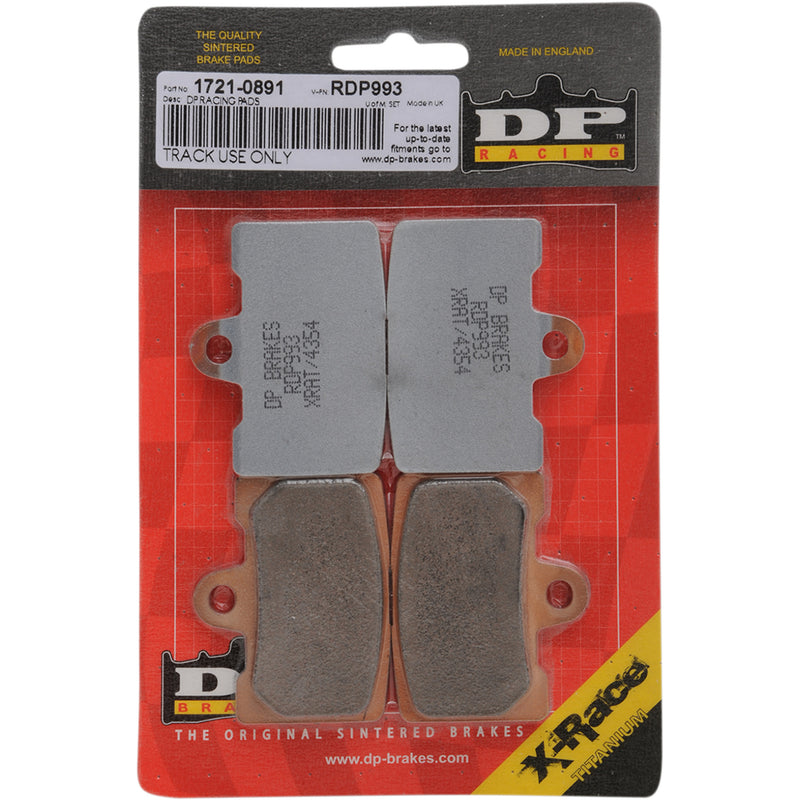 Dp Brakes Brake Pad - RDP993 Buell 1125R / 1125CR 2008-2009