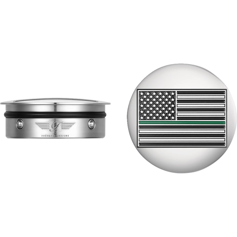 Figurati Designs Cover - FD72-AFGL-SS For Harley Motorcycles 1980-2026