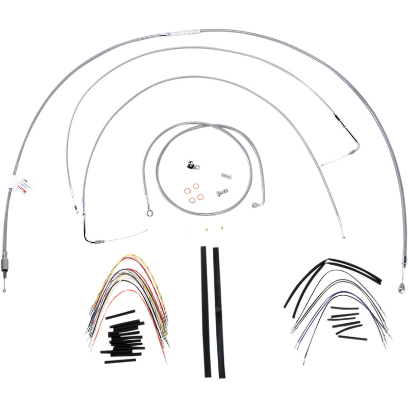 Burly Brand Complete Cable Kit - B30-1057 For Harley Softail 2000-2006