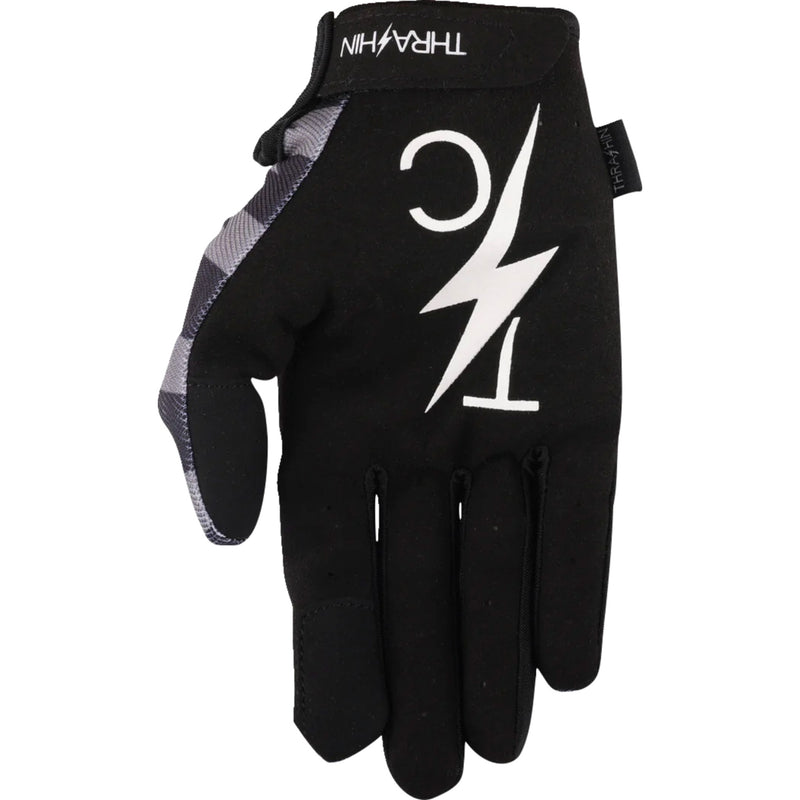THRASHIN SUPPLY CO. Stars Bolts Stealth Gloves Black/Gray