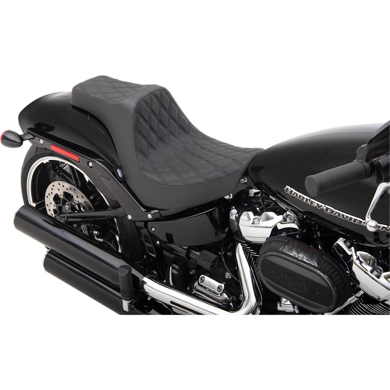 Drag Specialties Predator Seat - 0802-1267 For Harley Softail 2018-2020