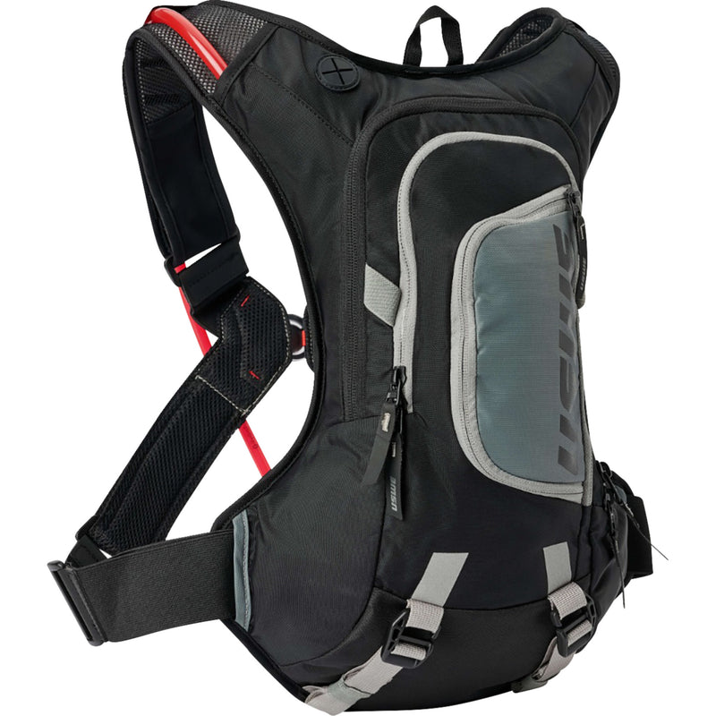 USWE 3519-0117 208059001 Moto Hydro 8L Hydration Pack Moto Hydration Pack - 8L - Black/Gray