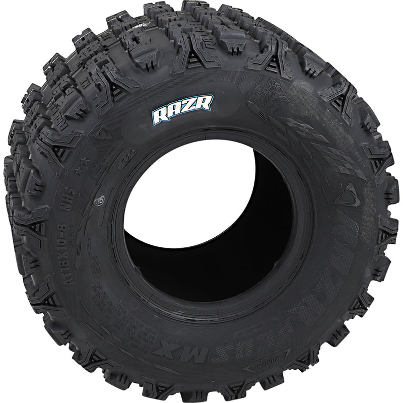 MAXXIS 0321-0364 TM01034100 Razr Plus MX Tire Tire - Razr Plus MX - Rear - 18x10-8 - 4 Ply