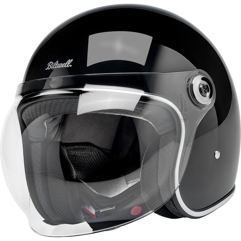 BILTWELL Tahoe™ Solid Helmet - Gloss Black