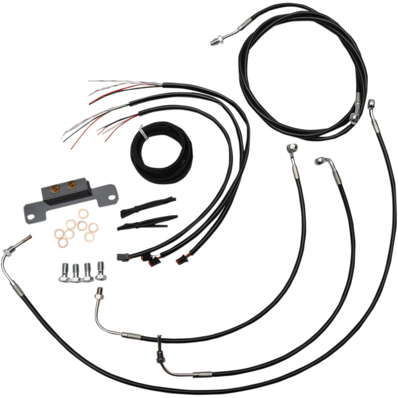 La Choppers Complete Cable Kit - LA-8055KT2-16B For Harley Touring 2017-2020