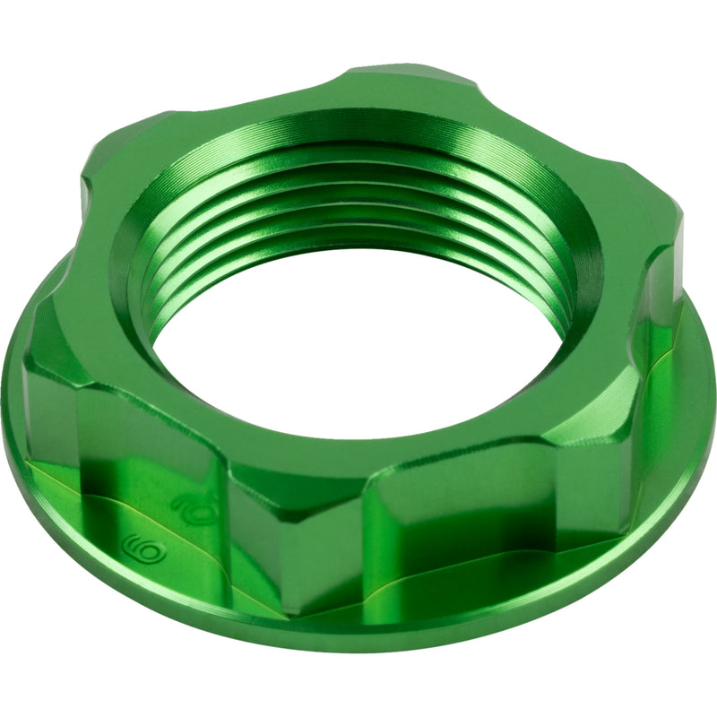 MOOSE OFFROAD 0410-0377 C23-2241GN Steering Stem Nut green