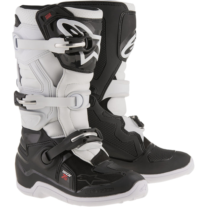 ALPINESTARS Youth Tech 7S Boots Black/White - US