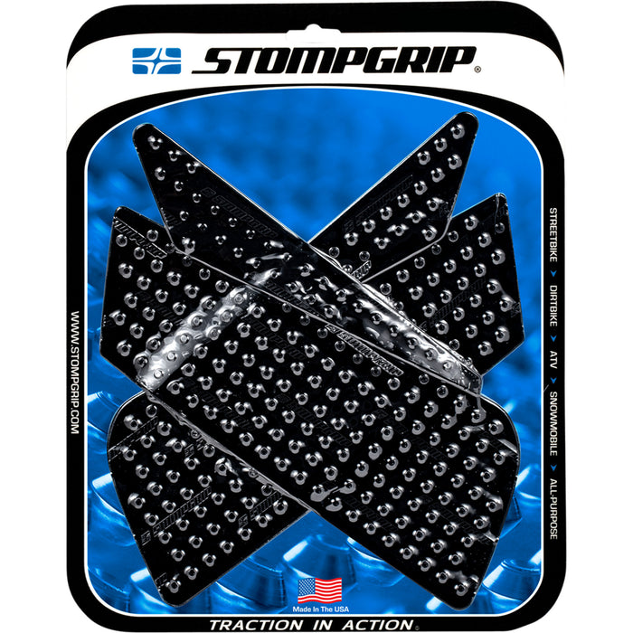 STOMPGRIP 4320-1113 55-10-0065B Volcano Profile Traction Pad Tank Kit Traction Kit - Black - Ducati