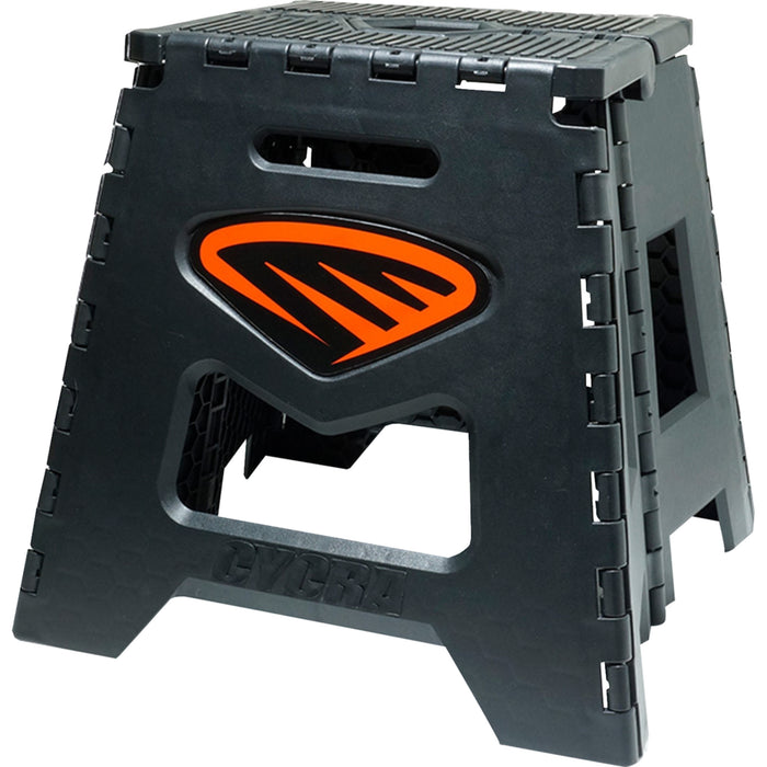 CYCRA 4101-0591 1CYC-2038-22 Folding Moto Stand Moto Stand - Folding - Black with Orange Decal
