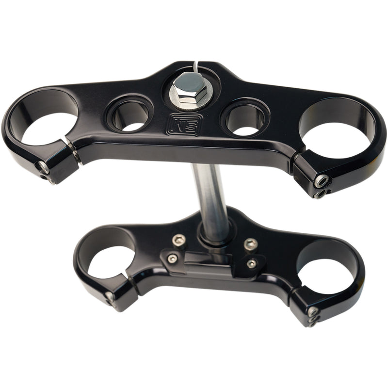 Speed Merchant Elite 49 Mm Triple Tree Elite Triple Trees 49 Mm Black Fxfb - SM-FATBOBTTB For Harley Softail 2018-2020
