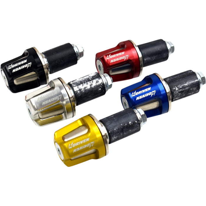 DRIVEN RACING 0634-0493 DBEW-RE-BL Revolt Bar Ends Bar Ends - Revolt - Blue