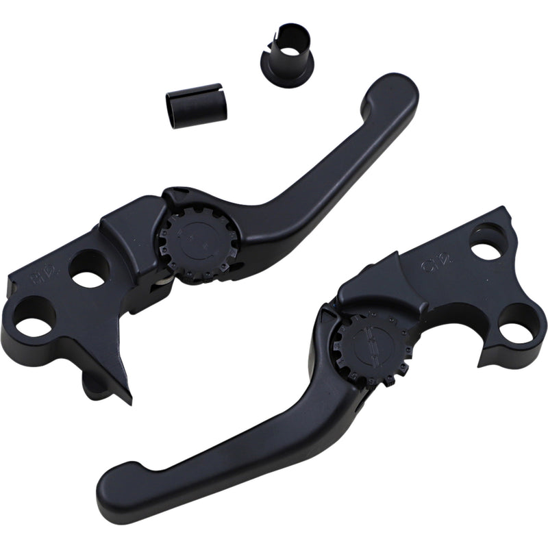 PSR Anthem Shorty Lever Set Black - 12-01651-22 For Harley Motorcycles 1996-2017