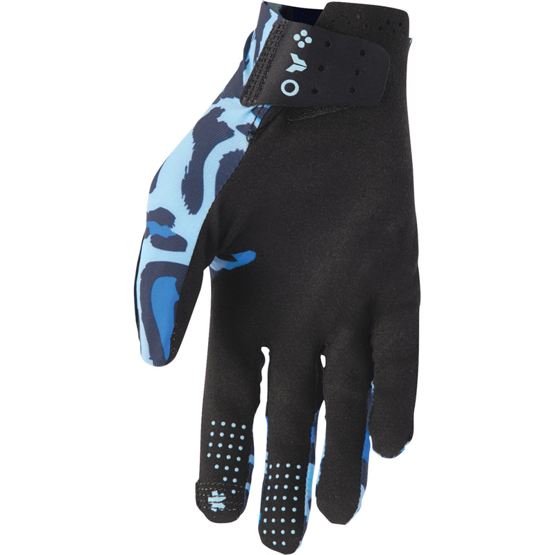 THOR SPORTMODE Cheetah Gloves Midnight/Blue