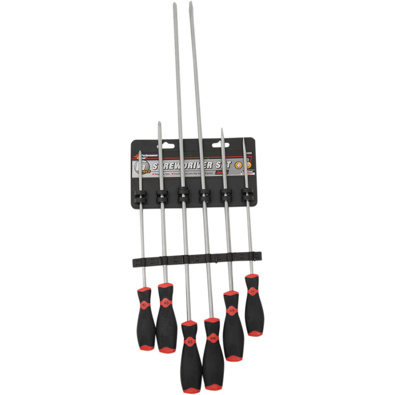 PERFORMANCE TOOL 3850-0268 W30898 Jumbo Screwdriver Set Screwdriver Tool Set