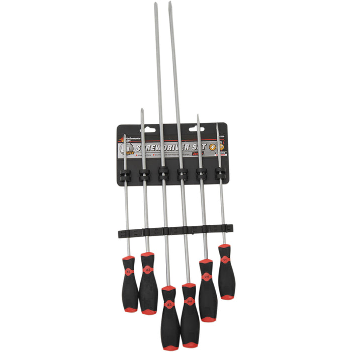 PERFORMANCE TOOL 3850-0268 W30898 Jumbo Screwdriver Set Screwdriver Tool Set