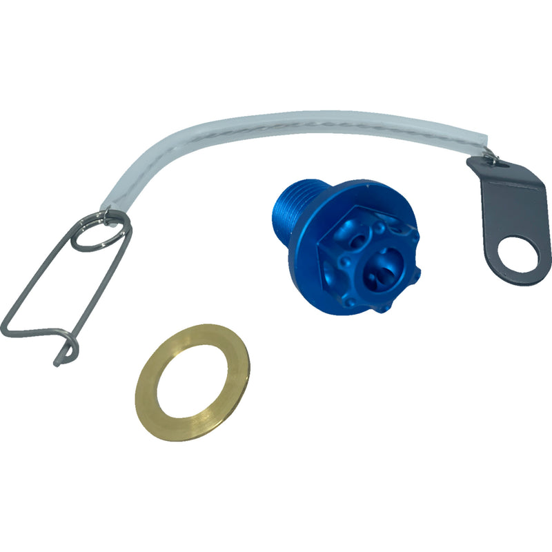 PSR 0920-0106 00-01945-25 Magnetic Oil Drain Plug Magnetic Drain Plug - M12 x 1.25 x 17 mm - Blue