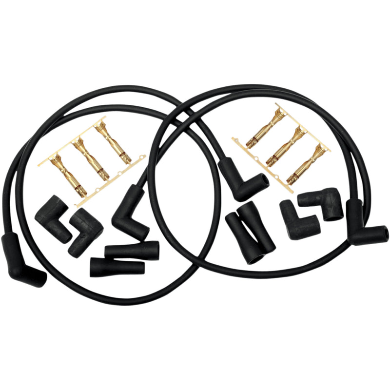 COMPU-FIRE DS-242331 40200 Universal Spark Plug (Dual-Plug) Wire Kit 8mm Spark Plug Wire Set - 41" Black