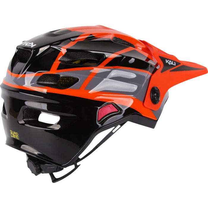 KALI 0154-0004 0221923312 Child Maya Race Full Face Bicycle Helmet Child Maya Full Face Helmet - Race - Gloss Orange/Gray/Black - OS