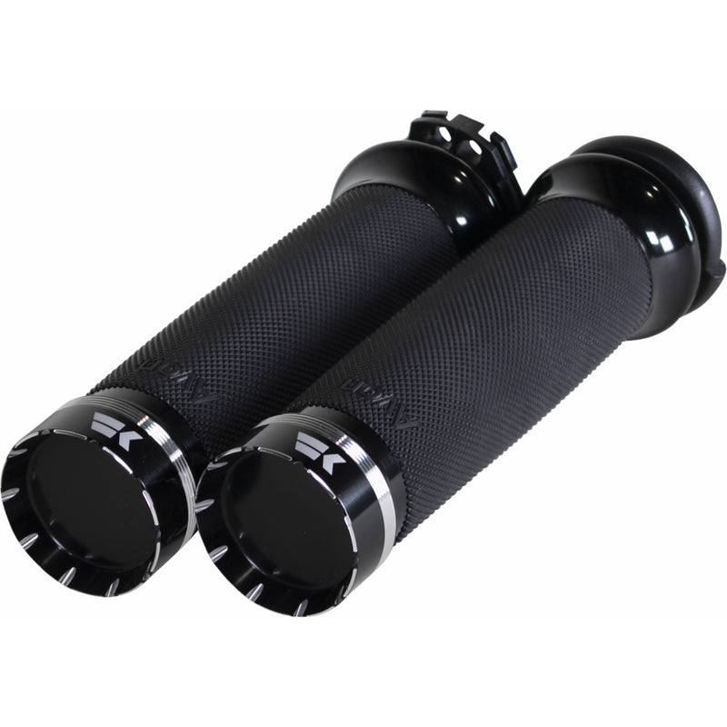 Khrome Werks Tracer Grips - 500200 For Harley Motorcycles 1980-2024