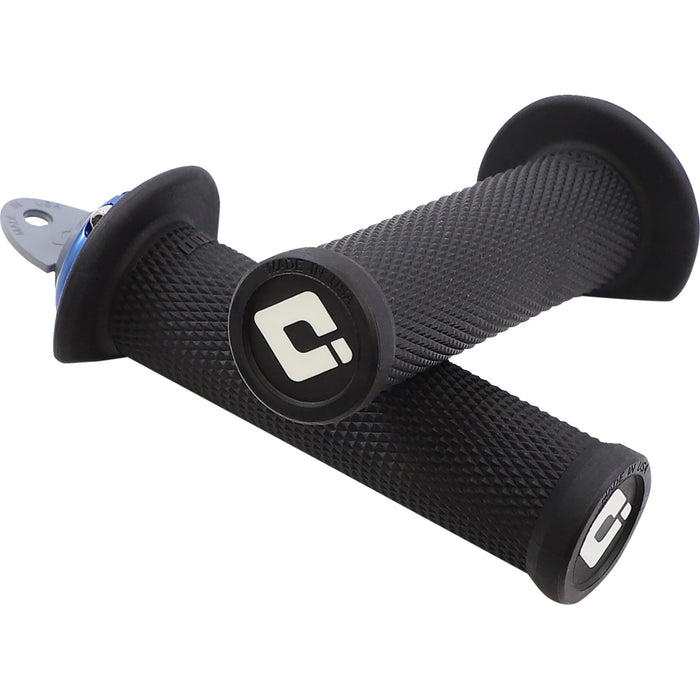 ODI 0630-2876 J33RFB-U Ruffian ATV/PWC Grips Grips - Ruffian - ATV/PWC - Black/Blue