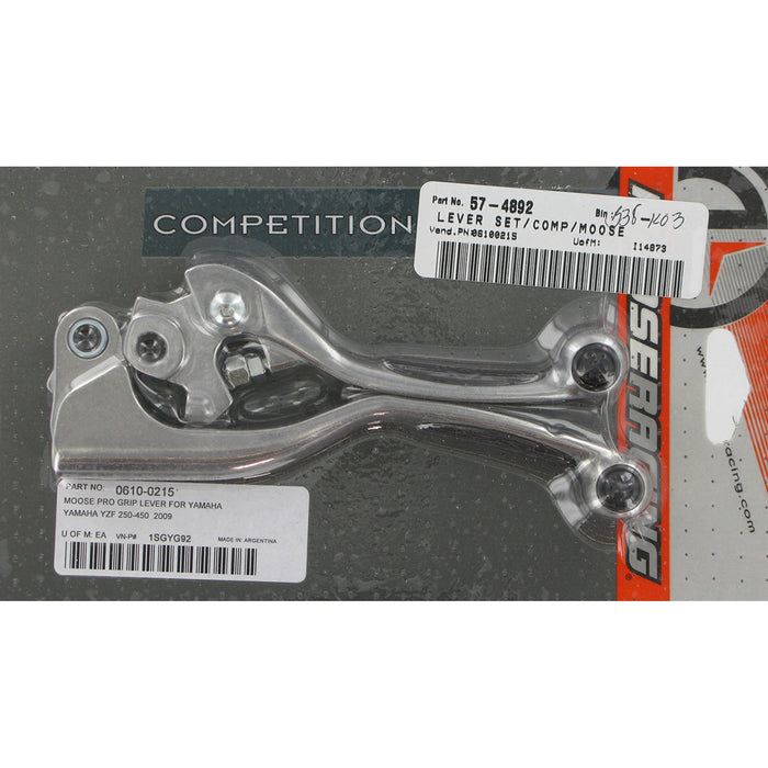 MOOSE OFFROAD 0610-0215 1SGYG92 Competition Lever Lever Set - Competition - Black