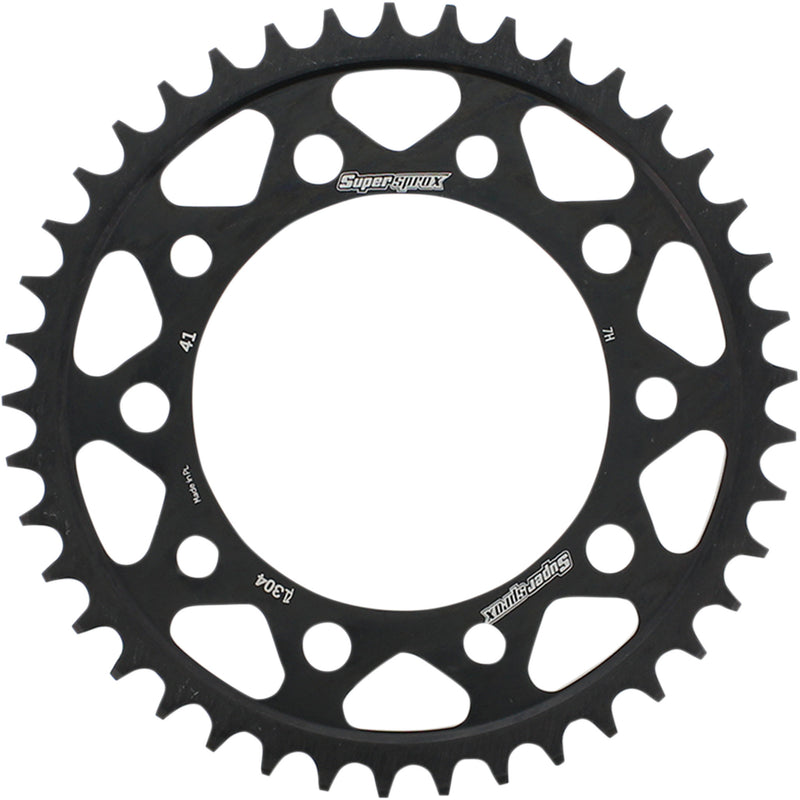 SUPERSPROX 1210-1866 RFE-1304-41-BLK Racing Steel Rear Sprocket Rear Sprocket - 41 Tooth