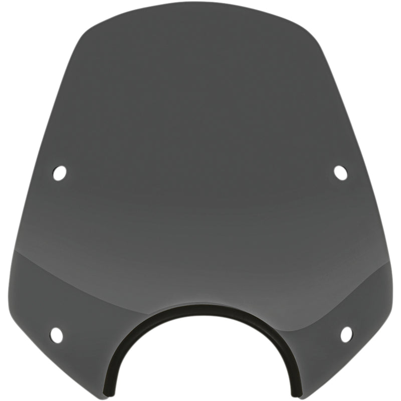 MEMPHIS SHADES 2311-0085 MEP50110 Del Rey Sportshield - Del Rey Windshield - Dark Black Smoke