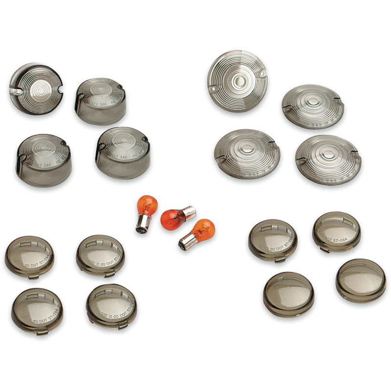 Drag Specialties Smoked Turn Signal Lens Kits Vrod For Harley Sportster 2002-2013