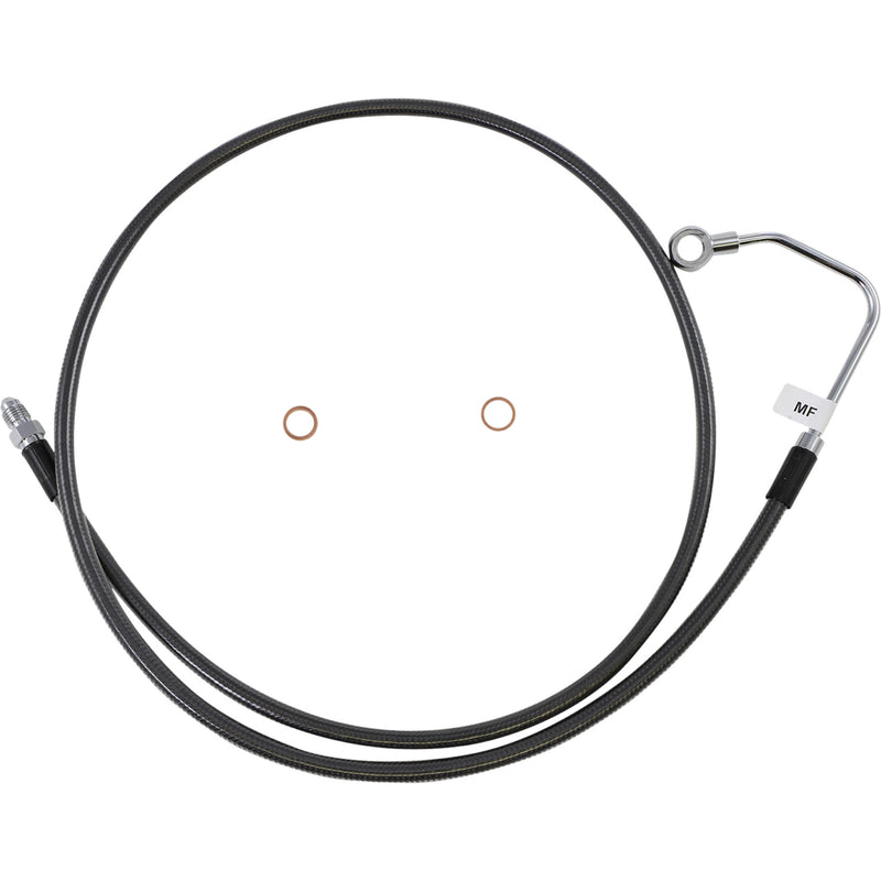 Magnum Shielding Designer Series ABS-Specific Mid Brake Line Kit ABS Black Pearl - 47011 For Harley Touring 2008-2013