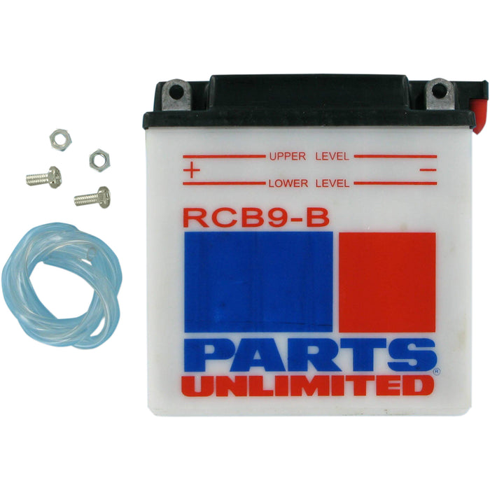 PARTS UNLIMITED RCB9-B Heavy-Duty Battery Battery - #YB9-B