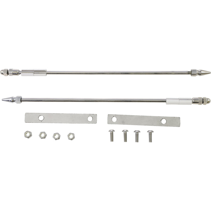 RIVCO PRODUCTS 2030-1250 FH450 Trunk-Mounted Double Flag Holder Kit Flag Holder - Spyder