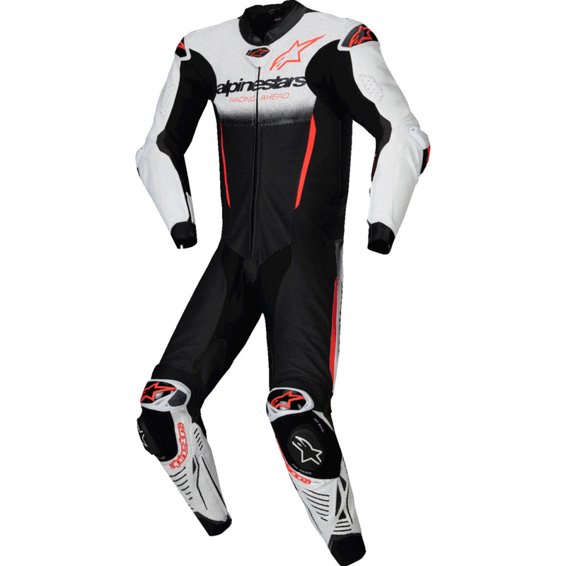 ALPINESTARS GP-R7 1-PC Leather Suit White/Black/Red - Fluo US / EU
