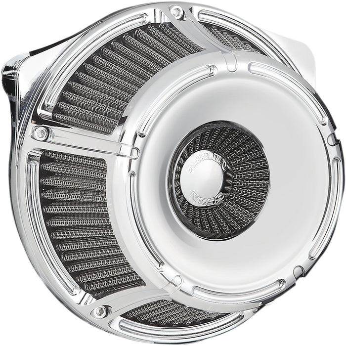 ARLEN NESS 1010-2085 18-914 Inverted Series Air Cleaner Kit — Slot Track - Chrome