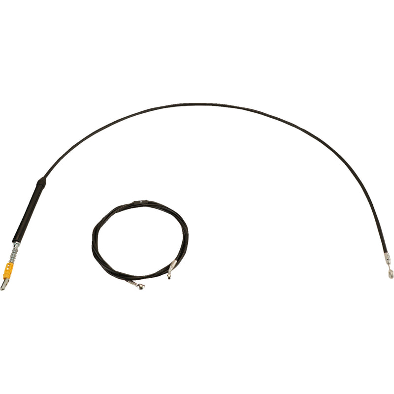 LA Choppers Standard Black Vinyl Handlebar Cable Brake Line Kit — Ape Hanger 12"-14" Ape Hangers - LA-8063KT-13B For Harley Touring 2023-2026