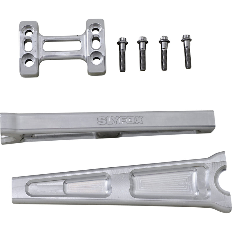 SLYFOX 0602-1160 TM-SLY7 Handlebar Riser Kit - Straight - 10" - Raw