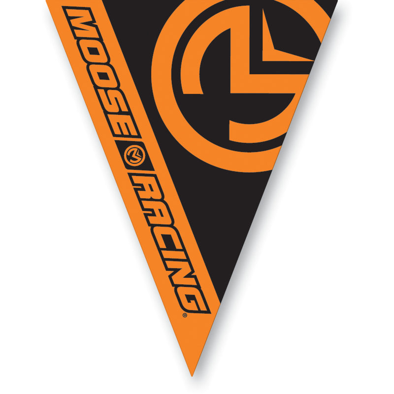 MOOSE OFFROAD 9904-0386 9904-0386 String of Pennant Flags Pennant Flags - Orange/Black