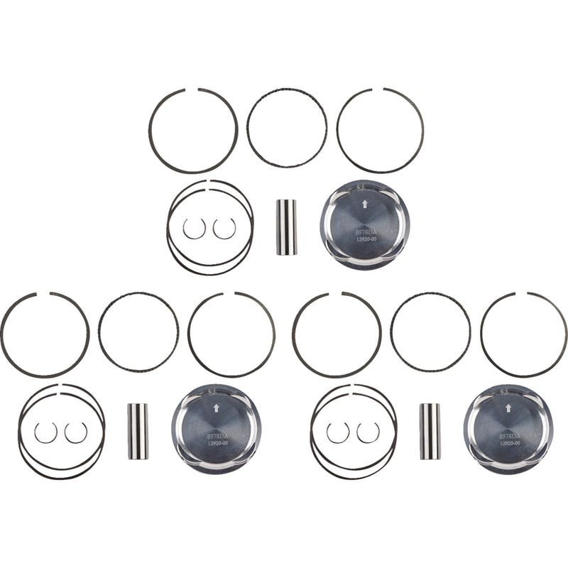 Wossner Standard Series Piston Kit - K8978DA-3 Yamaha 1000R 2016-2025