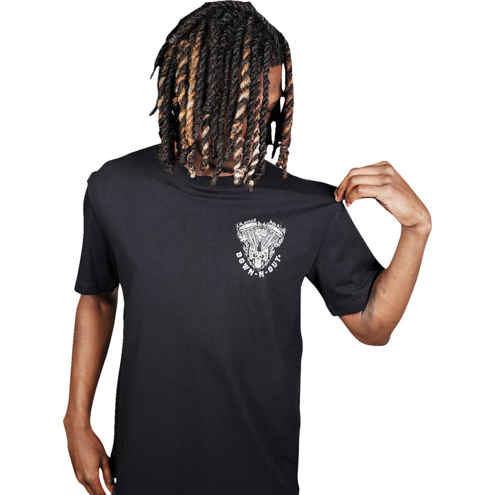 LETHAL THREAT 3030-22824 DT10046M Down-N-Out Shove It T-Shirt black - medium