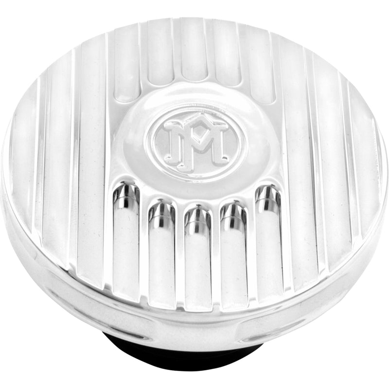 Performance Machine (pm) Grill Fuel Cap - 0210-2071GRL-CH For Harley Motorcycles 1996-2023
