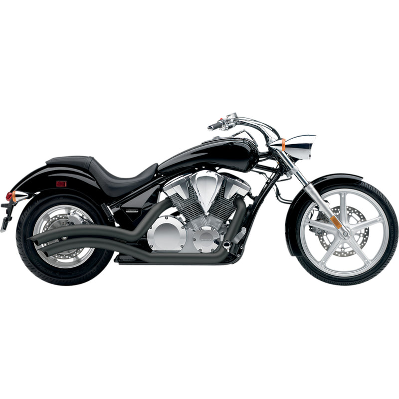 Cobra Speedster Swept 2-Into-2 Exhaust System - 1233B Honda VT1300CR Stateline / VT1300CS Sabre / VT13CX Fury 2010-2016
