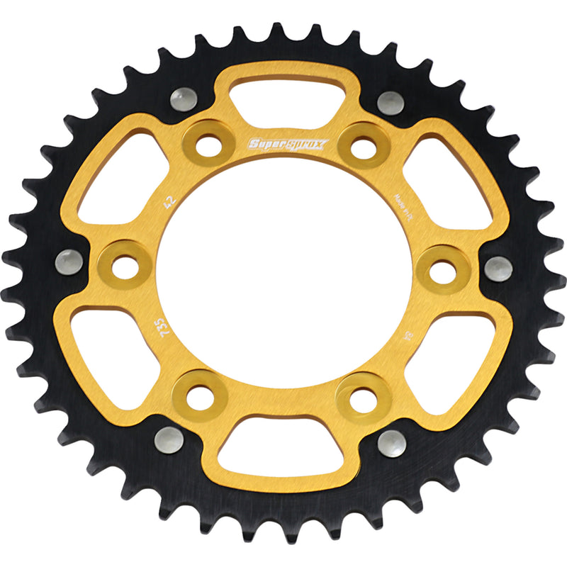 Supersprox Sprocket - RST-735-42-GLD Ducati Motorcycles 1991-2014