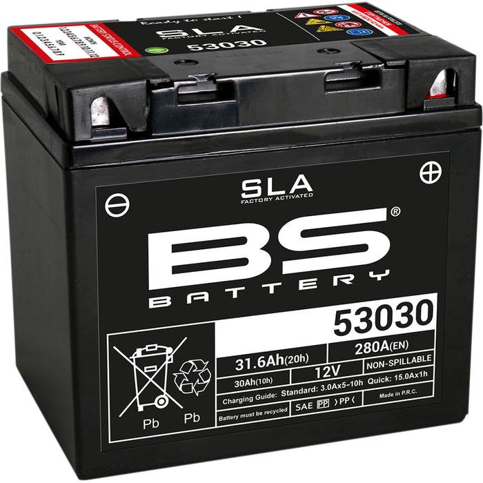 Bs Battery SLA Battery - 300880 For BMW Motorcycles 1973-1996 | Moto Guzzi Motorcycles 1977-2005 | Ducati 860 / 900 Darmah 1975-1979