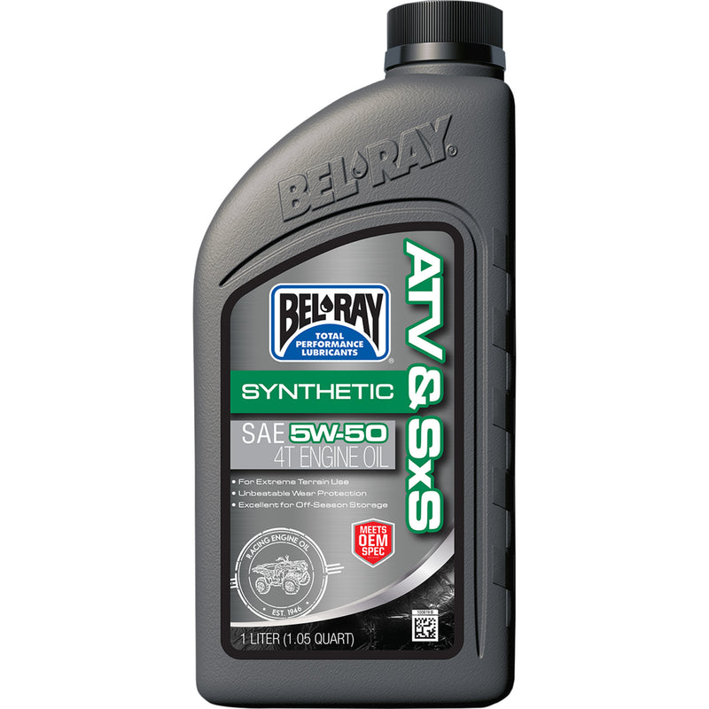 BEL-RAY 3601-0731 302664150160 ATV & SxS Synthetic Engine Oil ATV & SxS Synthetic Oil - 1L