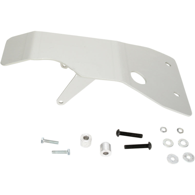MOOSE OFFROAD 0505-0047 413 Aluminum Skid Plate — Skid Plate Skid Plate - Silver - Honda