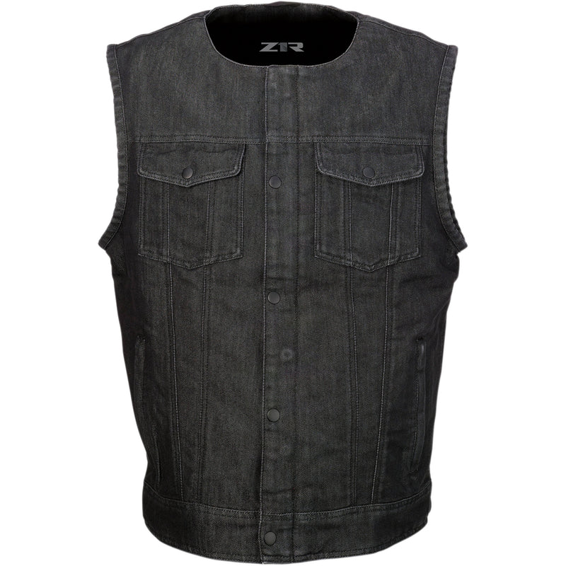 Z1R Ganja Denim Vest Black