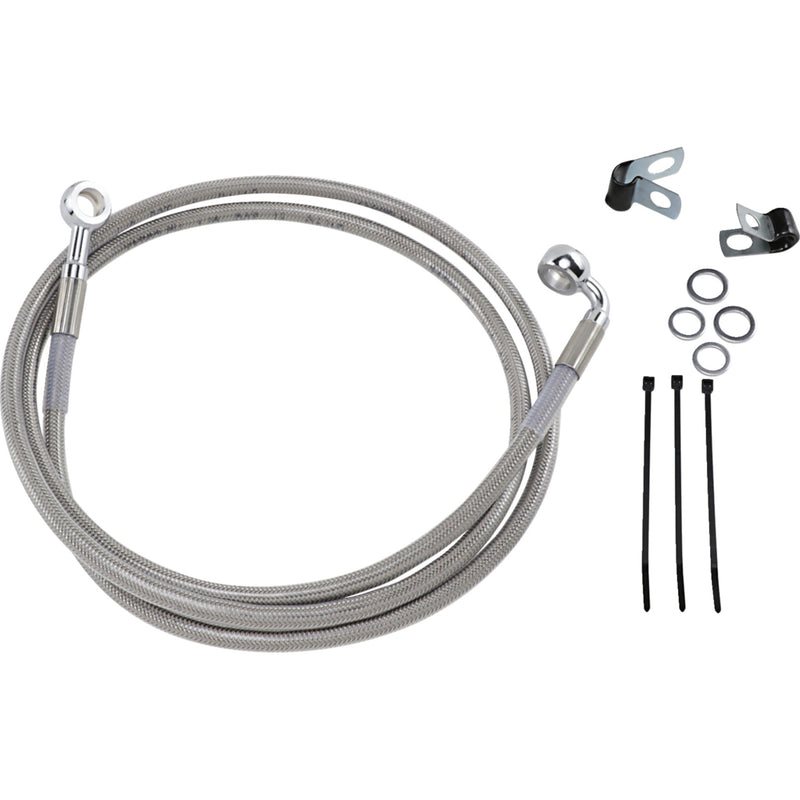 Drag Specialties Brake Line For Harley Softail Standard / Softail Custom / Dyna Wide Glide 1984-2005